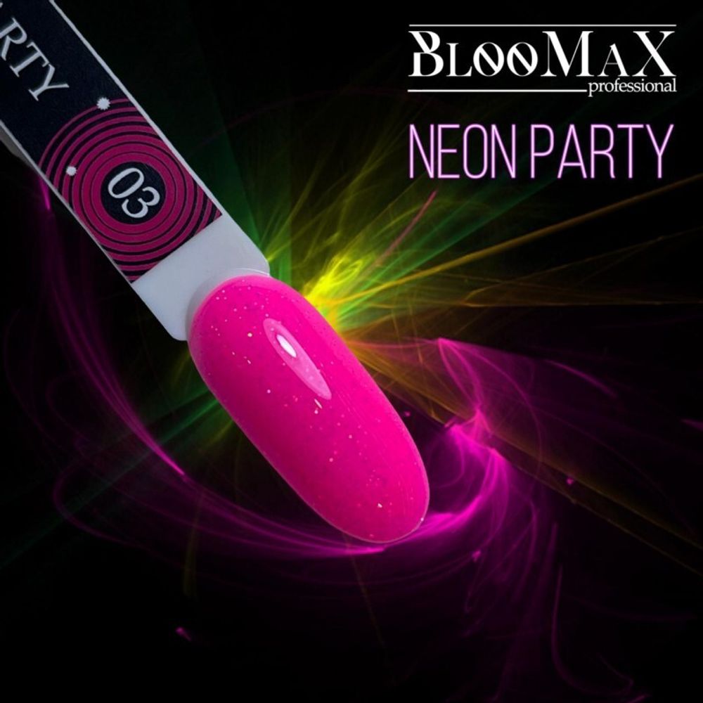 Гель лак BlooMaX Neon Party 03, 8мл