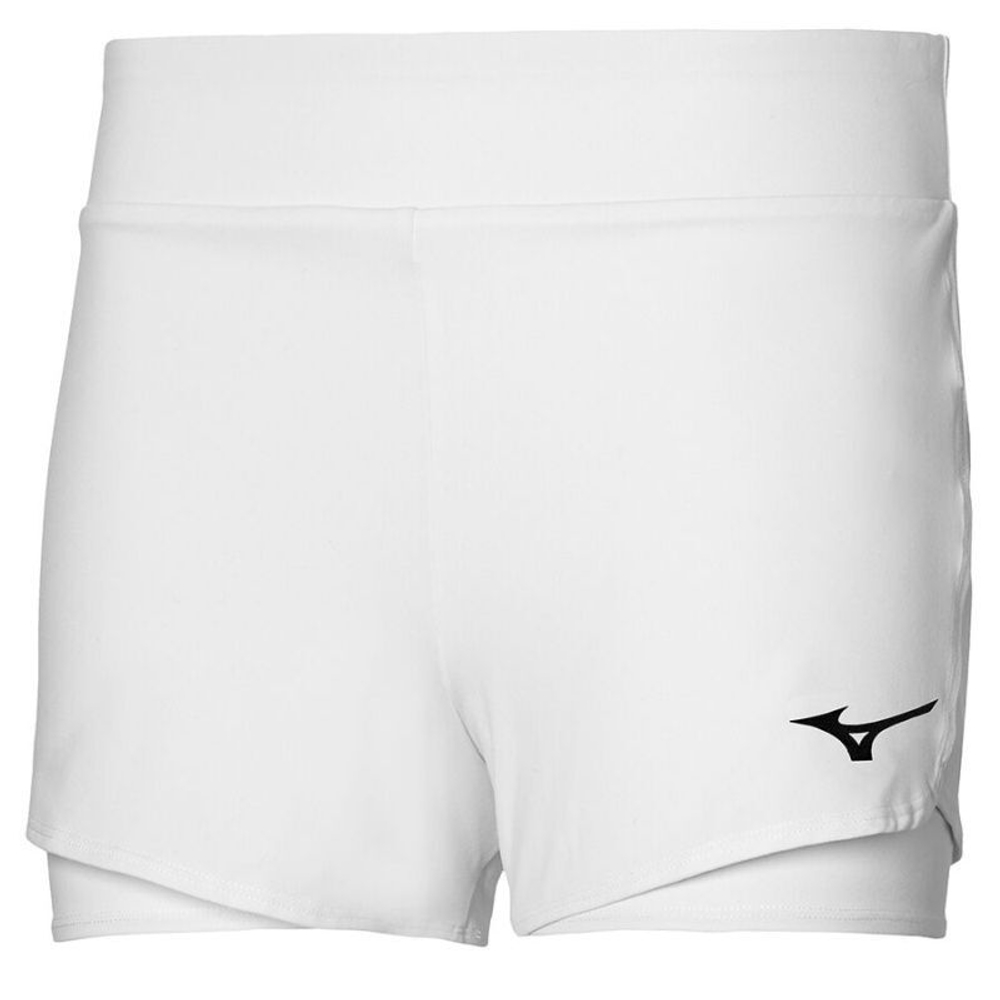 Женские теннисные шорты Mizuno Flex Short - White