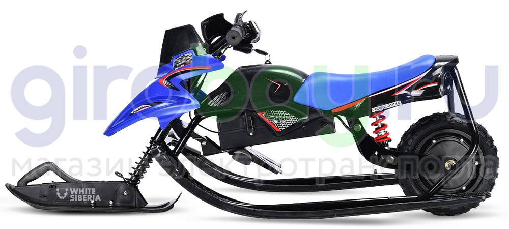 Детский электроснегокат White Siberia BELEK 800W - Синий фото 2 Детский электроснегокат White Siberia BELEK 800W - Синий фото 2 фото №4