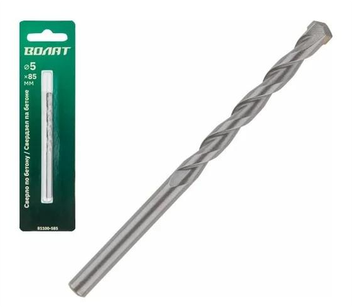 Сверло по бетону 5х85мм Волат