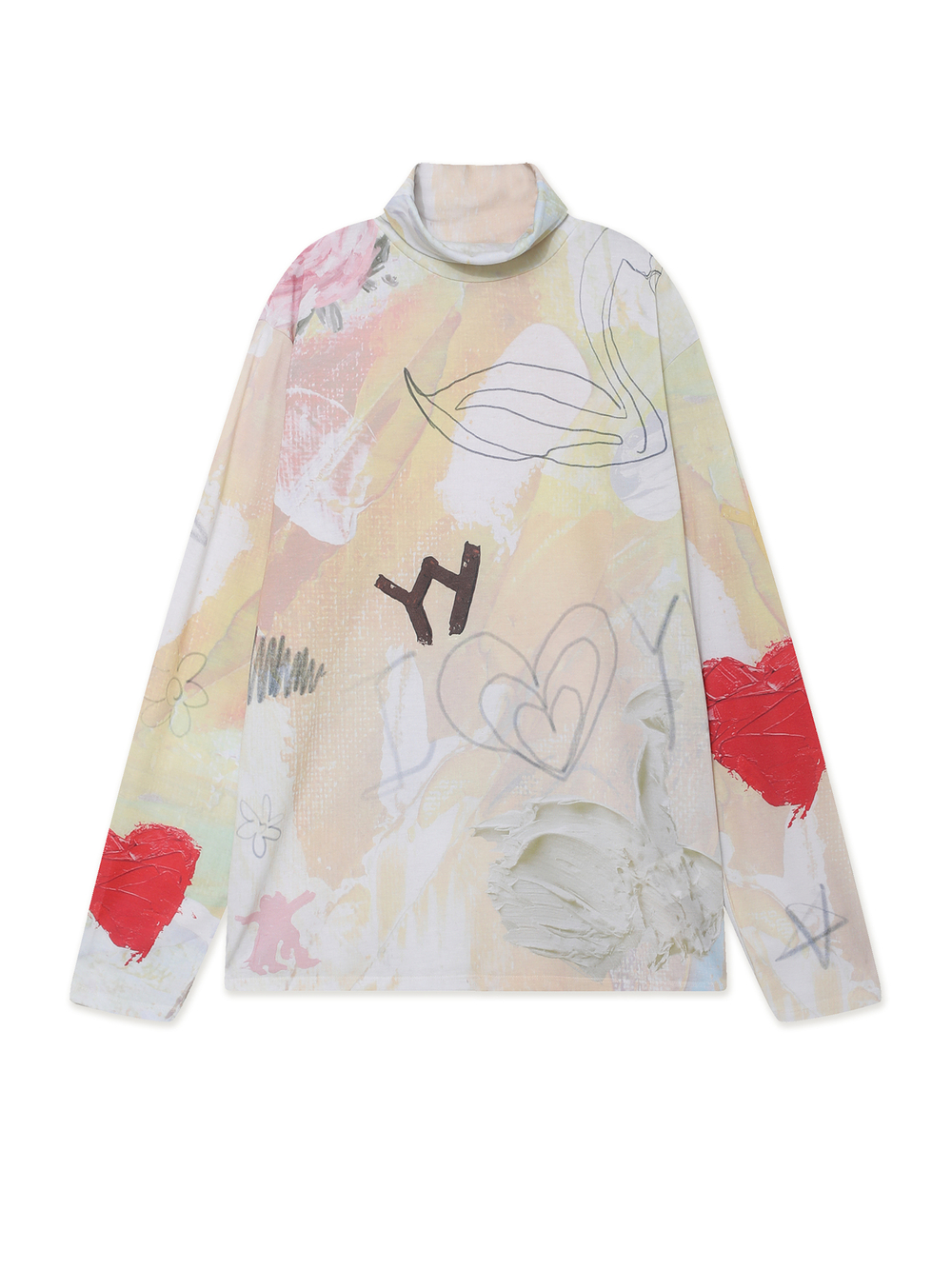 Женский Джемпер Graphic Slouch Turtleneck