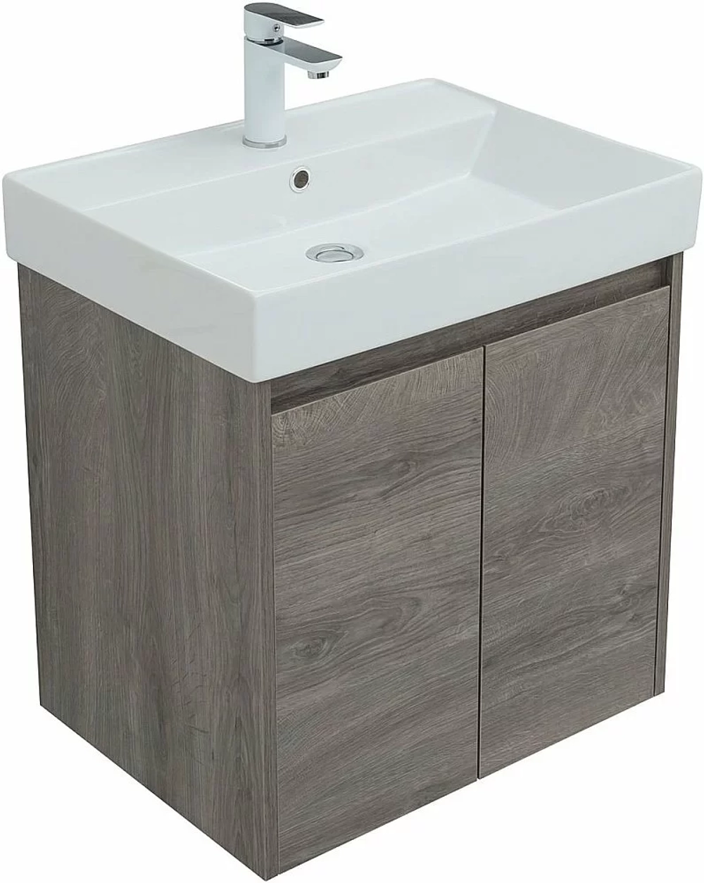 Тумба с раковиной Aquanet Nova Lite 298848 60 дуб рошелье