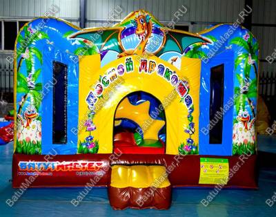 Надувной батут "Лесной дракон" 5*3.5*2.5 м