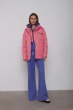 Куртка-рубашка Alexandra Talalay стёганая AW015 розовато-лиловая