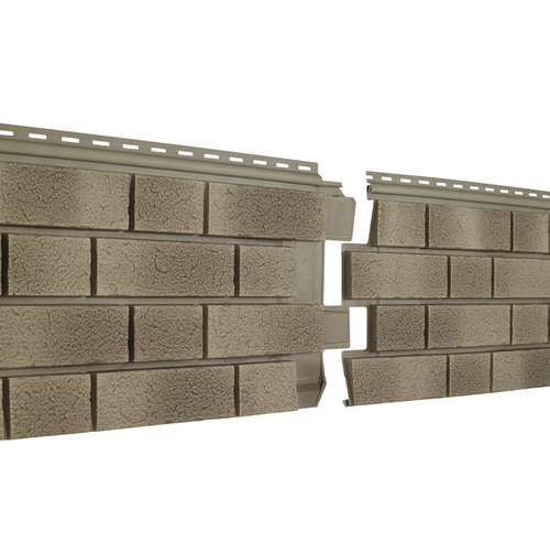 Панель фасадная Ю-Пласт Стоун Хаус S-Lock Клинкер Балтик Пустыня 1950х292 мм