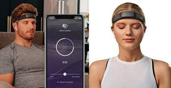 Прибор для медитации MUSE S: THE BRAIN SENSING HEADBAND