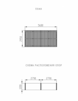 Пергола навес без поликарбоната МФ 77.03.02-01