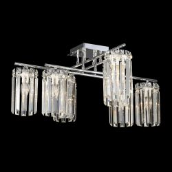 Citilux AXIS CL313281 Люстра хрустальная потолочная Хром