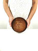 Тарелка деревянная мотивационная "Будь смелей, ныряй в жизнь"