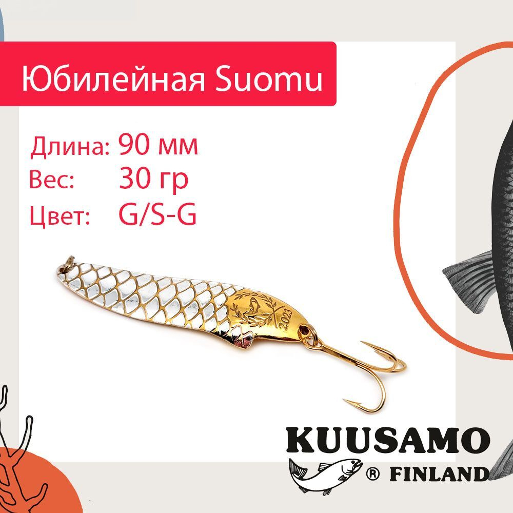 Блесна для рыбалки Kuusamo Юбилейная