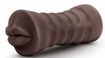Коричневый мастурбатор-ротик Heather (Цвет: коричневый)