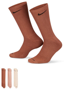Теннисные носки Nike Everyday Plus Cushioned Training Crew Socks 3P - разноцветный