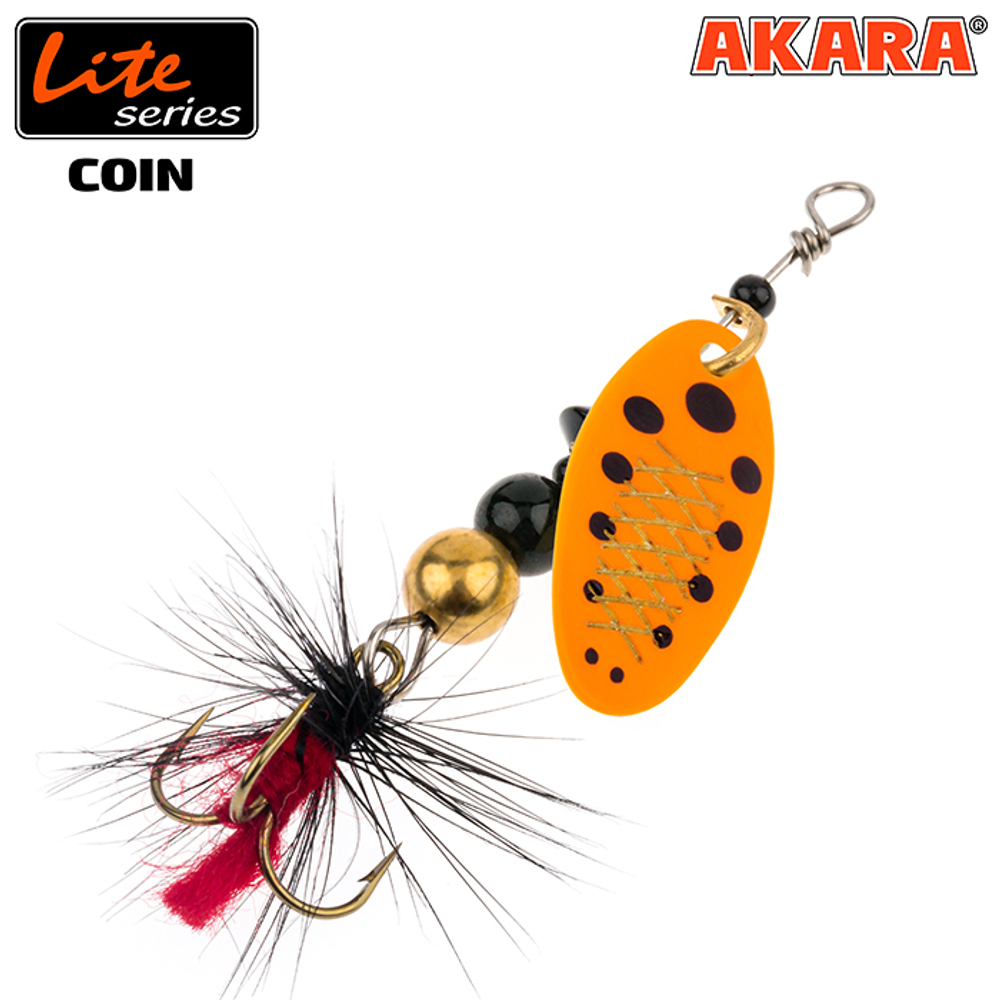 Блесна вращающаяся Akara Lite Series Coin 1 3,0 гр. 1/9 oz. A10