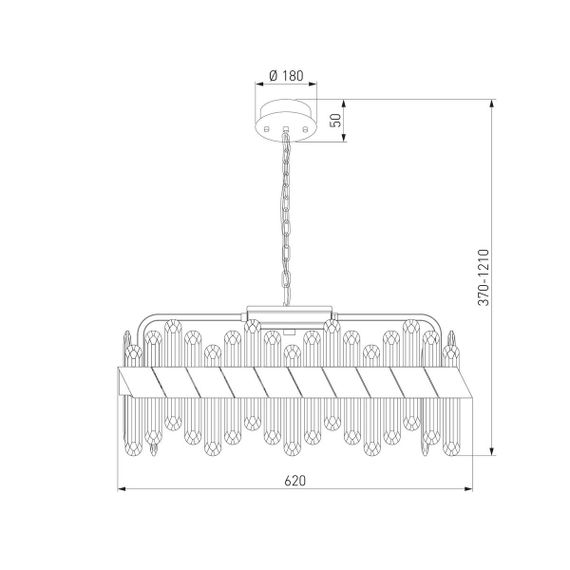 Подвесной светодиодный светильник Bogates Jewel 419/1