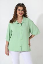 Блуза Жаркий сезон-1 Виотекс САЛАТОВЫЙ