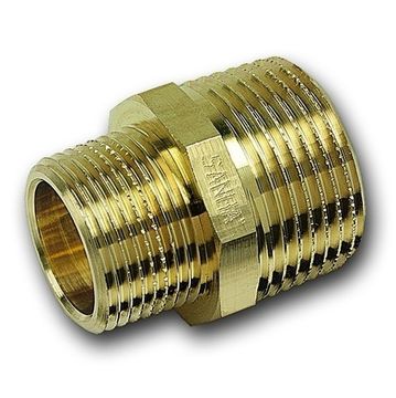 Ниппель редукционный Sanha PURAFIT 1" x 3/4" бронзовый, серия 3245 (13245134)