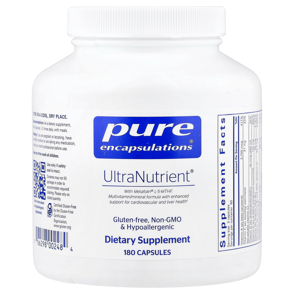 Pure Encapsulations, UltraNutrient®, 180 капсул