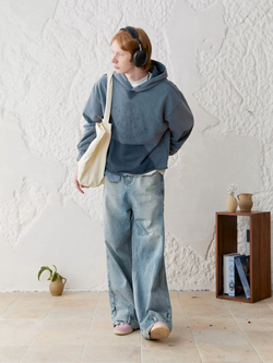 Худи KREATE Washed & Cropped Hoodie