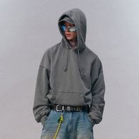 25NOWY0101067 Худи NOTHOMME Retro street MONTE, серый