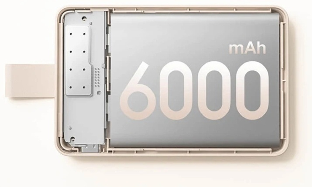 Внешний аккумулятор Xiaomi WPB0620MI 6000 мАч бежевый