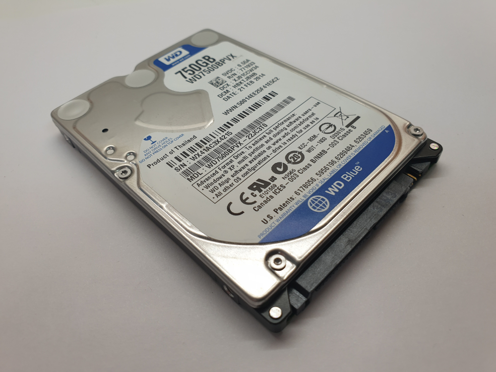 HDD 750Gb 2,5" Western Digital, WD7500BPVX