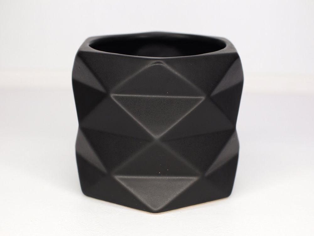 Кашпо (15*15*13см), (Чёрный) GK-64768