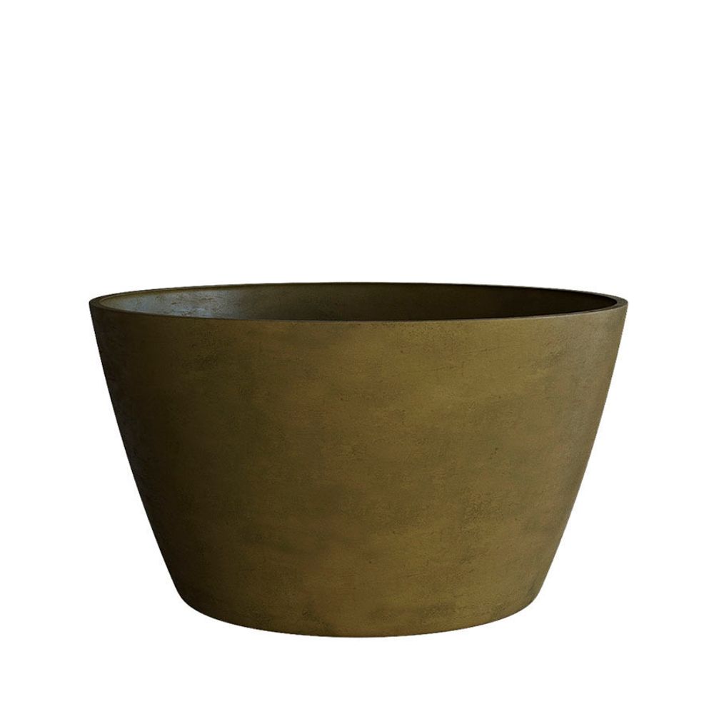Кашпо BOWL AVOCADO GREEN D65 H36