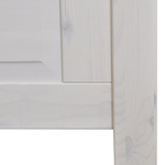 Кровать Боцен 180х200 двуспальная, белая из сосны