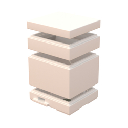 Нуклеус мини 6 рамочный ППС на 2 маткоместа + кормушка (Лысонь Вологда)