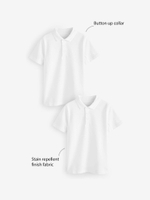 Поло школьное для мальчика Next 250-111, 2 шт., Белый