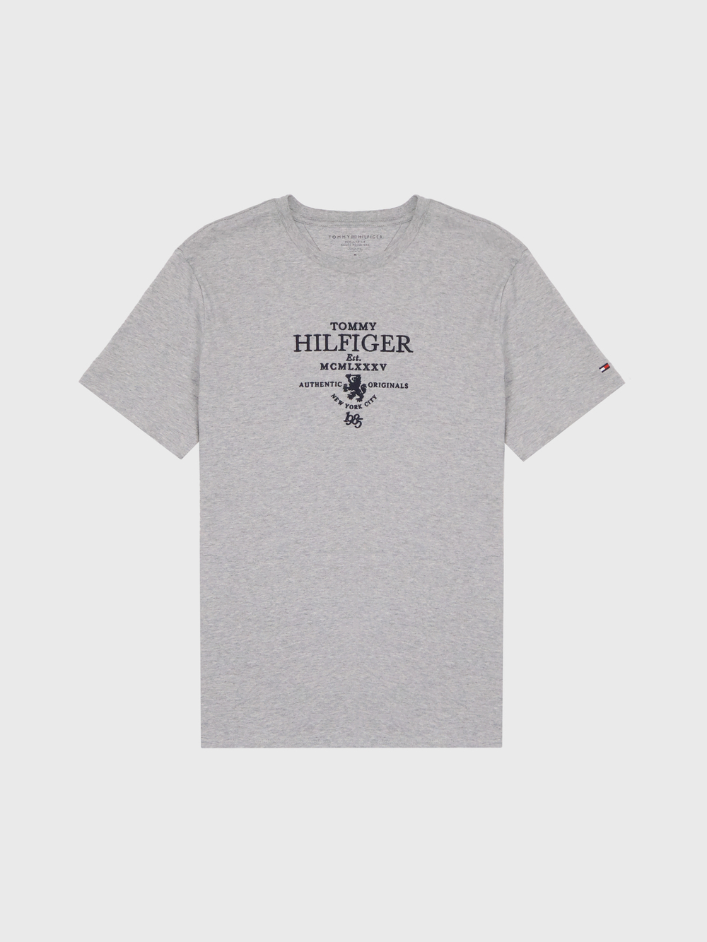 Футболка Tommy Hilfiger Tommy Heritage Logo Grey Heather