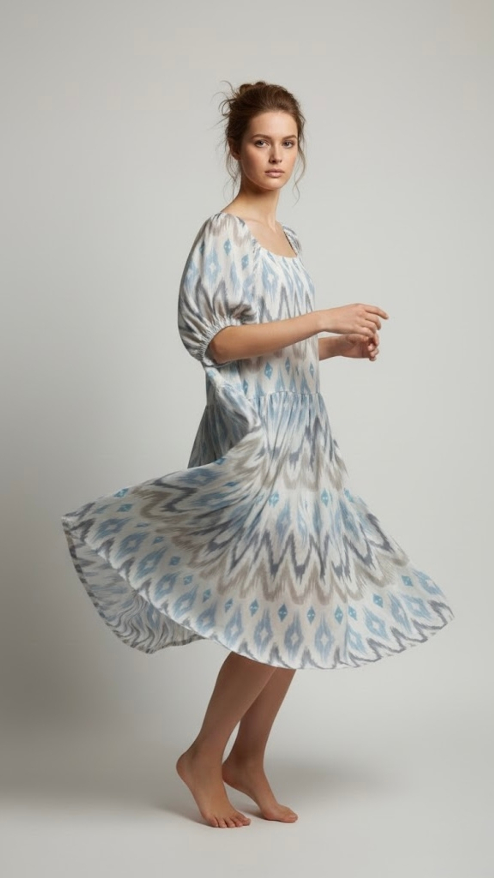 Воздушное платье из вискозы