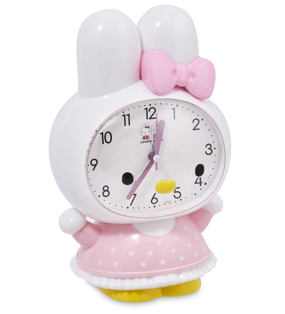 GAEM Art CL-77/2 Будильник «Зайка» белый