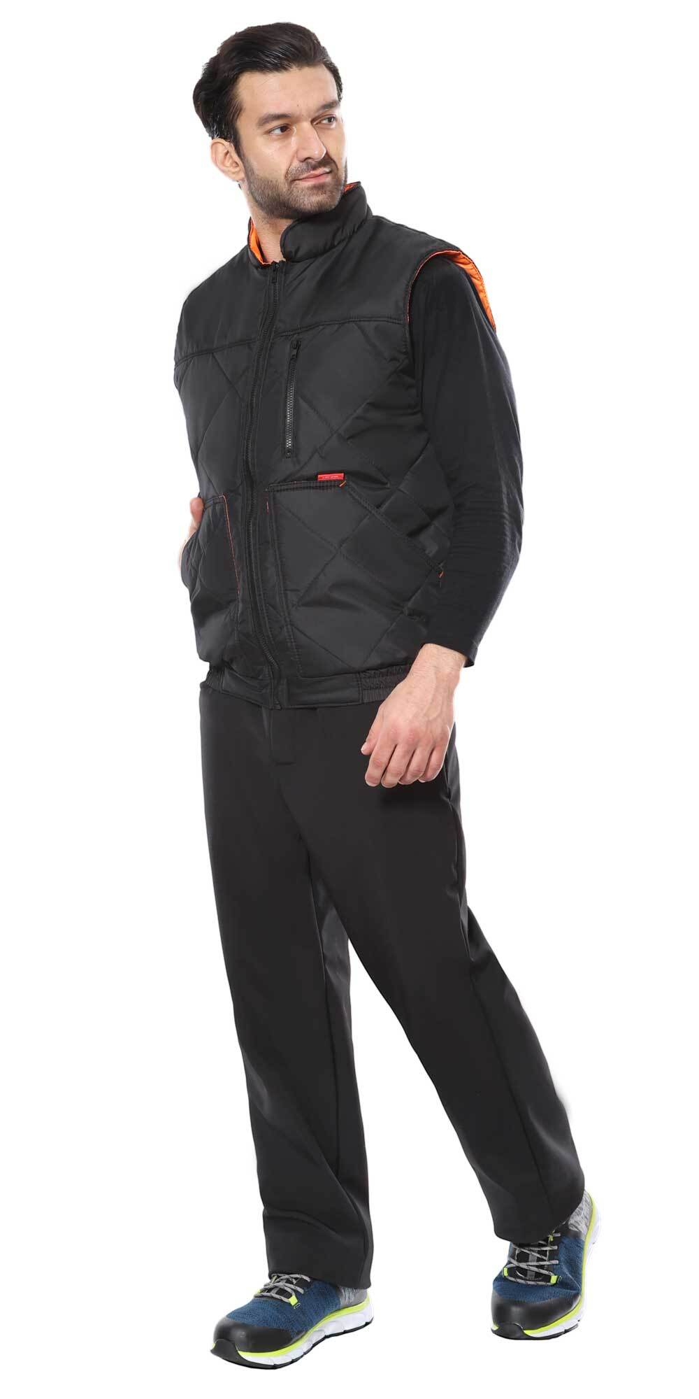 Жилет СИРИУС-ЕВРОПА утепленный чёрный