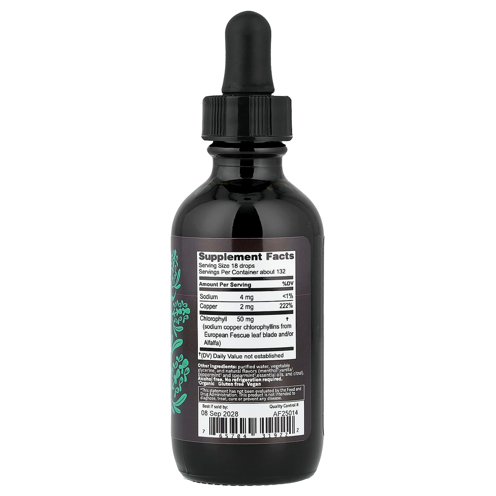 Herbs Etc., ChlorOxygen®, без спирта, с мятным вкусом, 59 мл (2 жидк. унции)