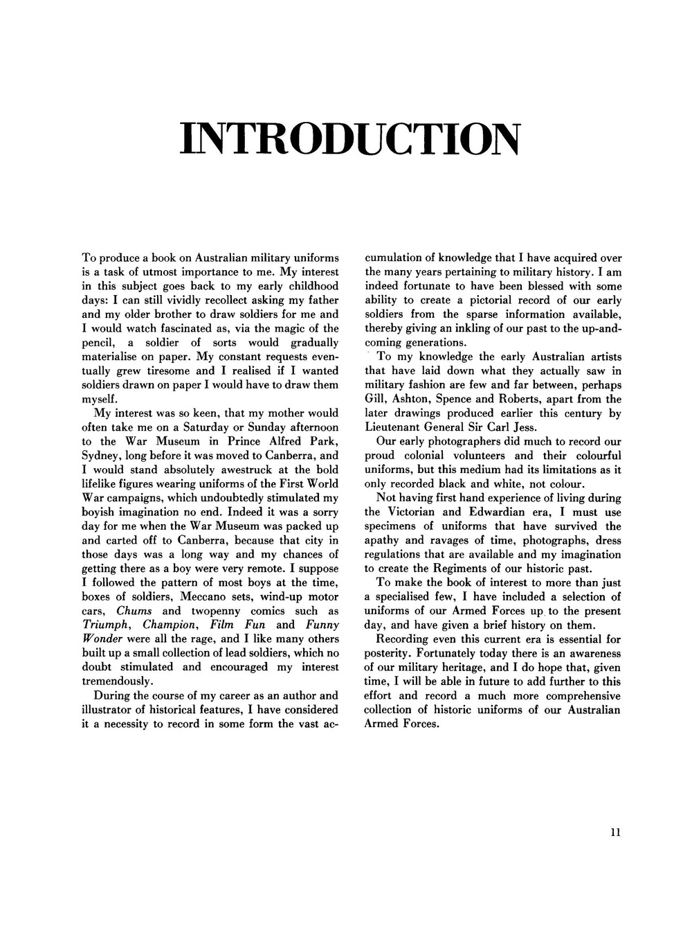 Australian Military Uniforms 1800-1982 | M. Wedd