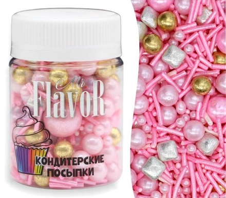 Посыпка Mr.FlavoR "Розовое сияние", 50 гр