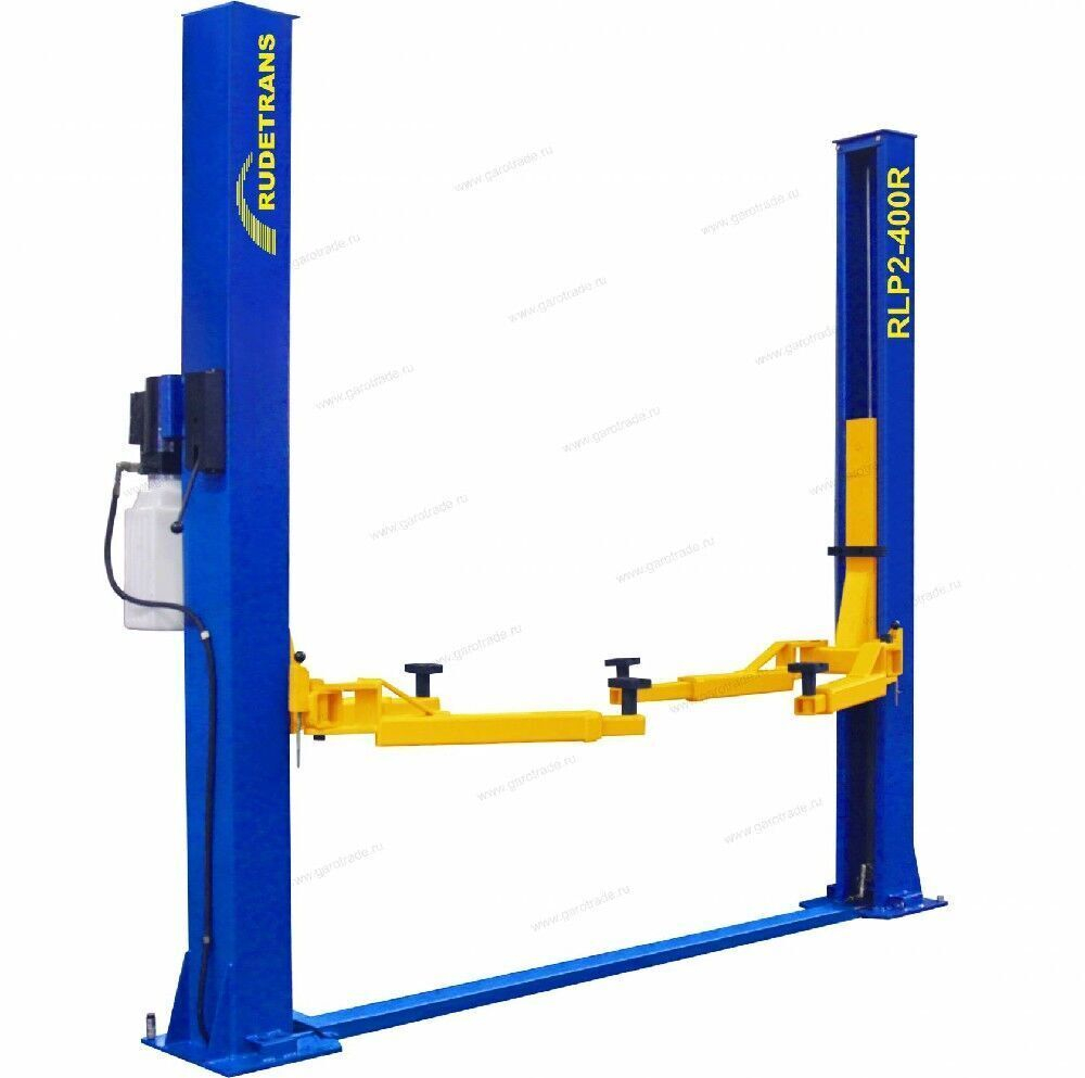 Двухстоечный подъемник с разблокировкой на колонне RLP2-400R