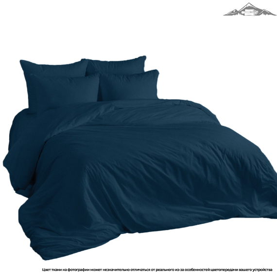 Поплин гладь. "Индиго" | ш.220 см | 115 г/м² | хлопок-100%