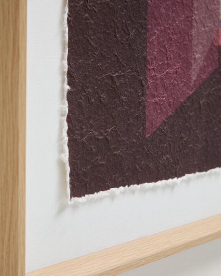 Многоцветная картина Veluni из переработанной бумаги 60 x 60 см