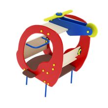 Игровое уличное оборудование Вертолетик мини ИФ 103
