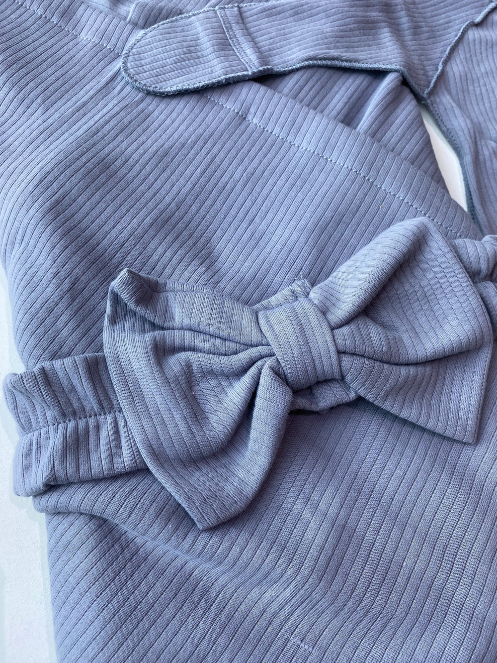 Комплект на выписку лапша лето "Mimi"  4 пр. (Одеяло, бант, комбинезон, шапочка) (Цвет: Серый)