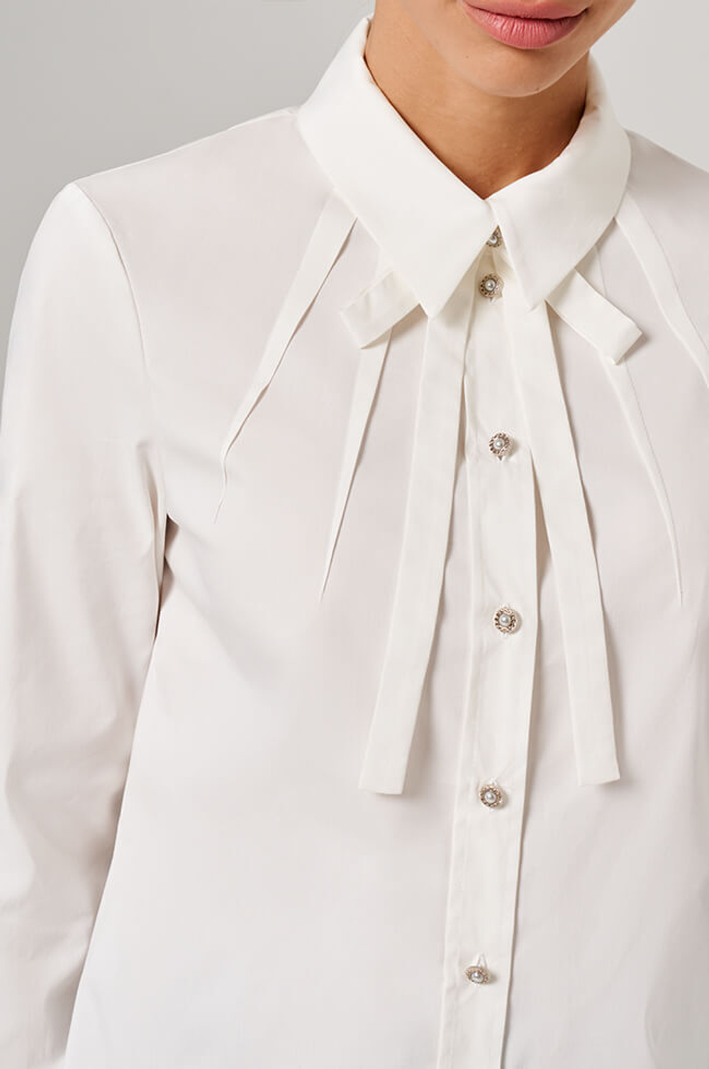 23135 Блузка женская (молочный)