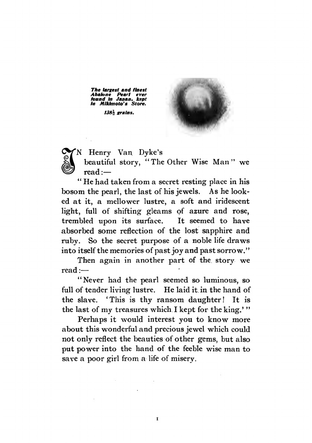 Japanese Culture Pearls: A Successful Case of Science Applied in Aid of . | K. Mikimoto