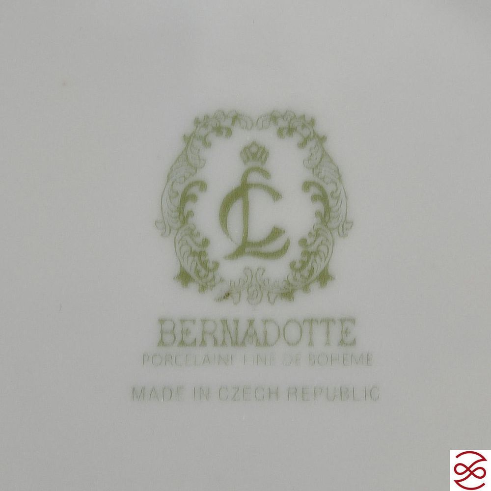 Набор тарелок глубоких Bernadotte Платиновый узор 21 см(6 шт)