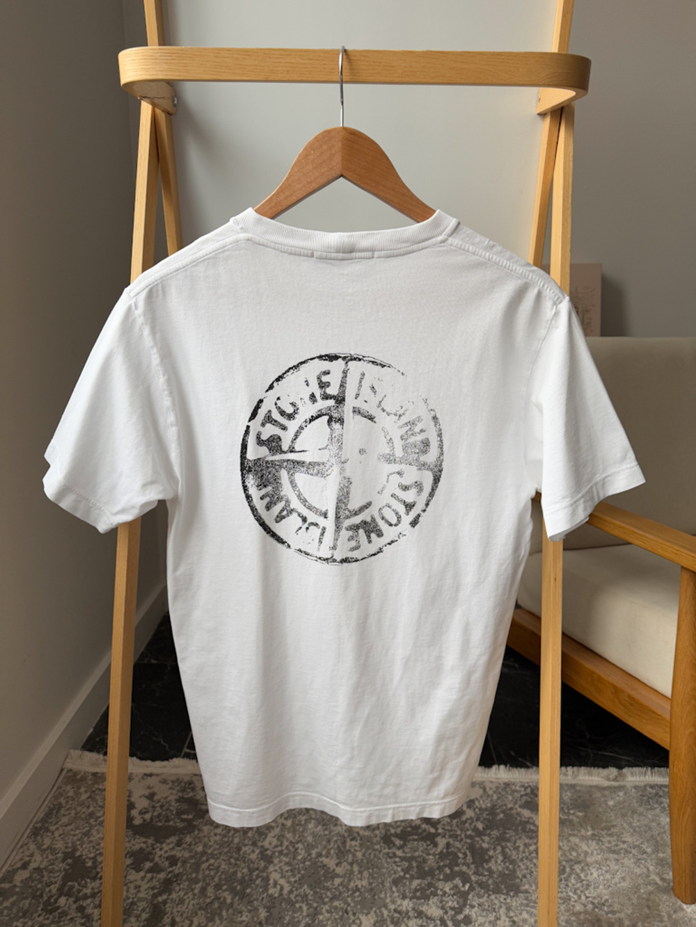 Хлопковая футболка Stone Island, S