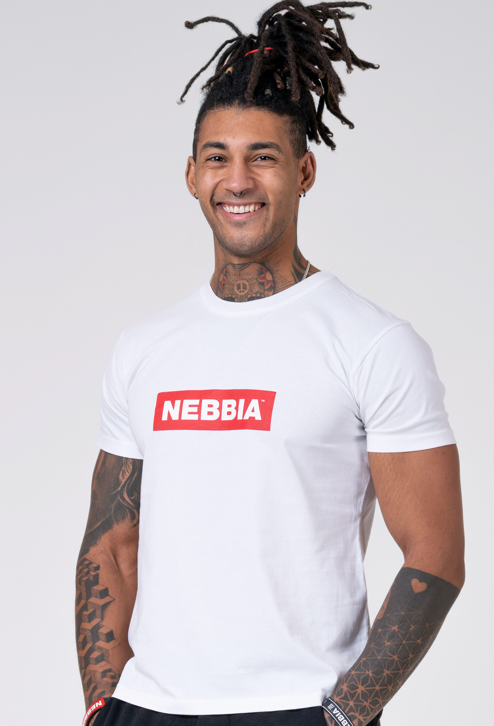 Мужская футболка Nebbia Men`s T-Shirt 593 White