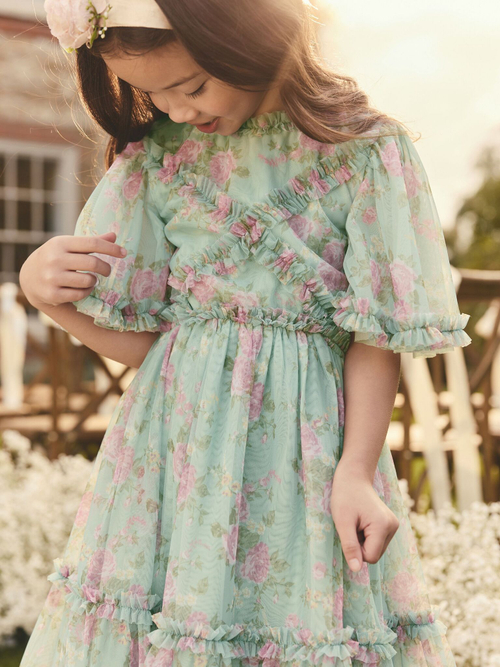 Платье для девочки Next E57-543, Мятный