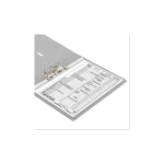 Регистратор 70мм BRAUBERG двухсторонний ПВХ, см. инф. окно серый