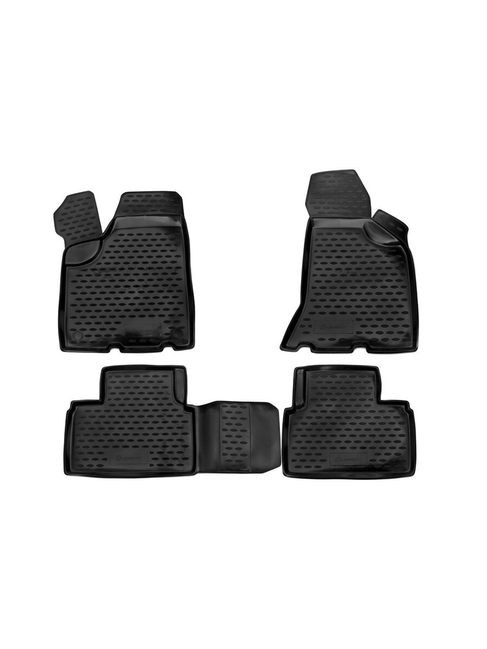 Коврики в салон для LADA Priora 2007-2009, 4 шт. (полиуретан) NLC.52.16.210